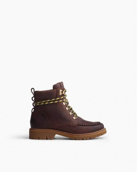 Rag & Bone Brown Cameron Leather Hiking Boots