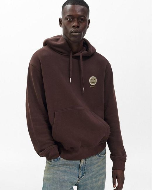 Rag & Bone Brown Sour Face Embroidered Hoodie