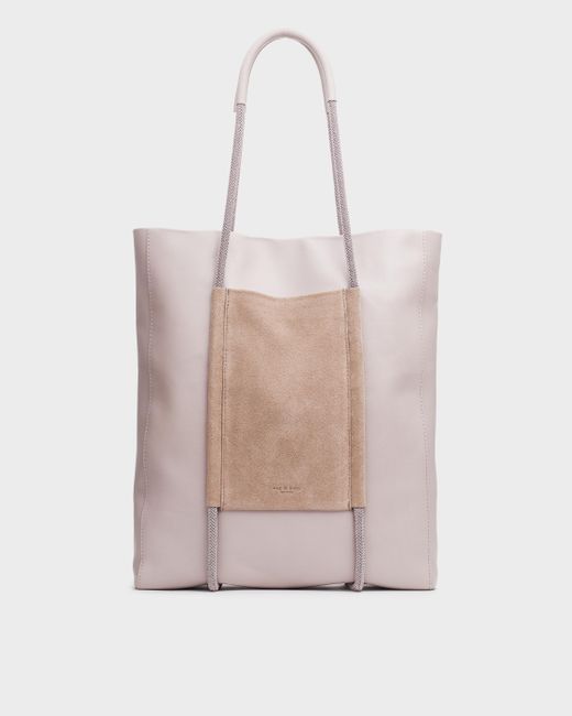 large gray tote bag