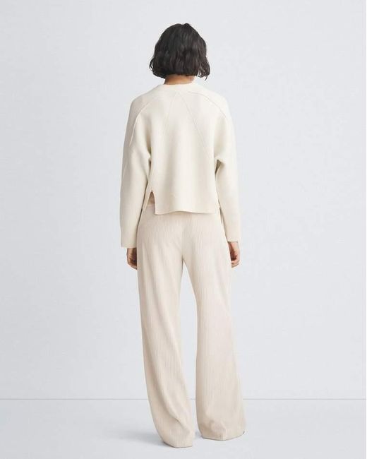 Rag & Bone White Bridget Wool Crew Sweaters & Sweatshirts