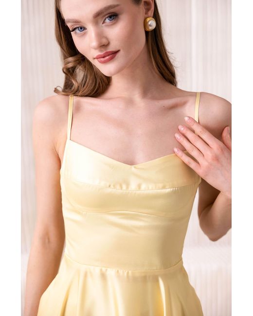 RainSisters Natural Fit And Flare Dress