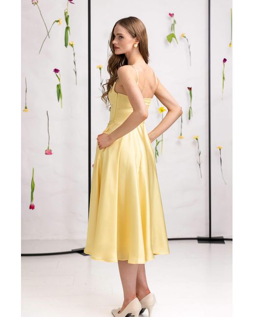 RainSisters Natural Fit And Flare Dress