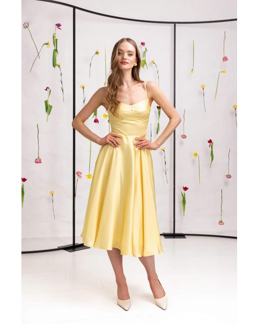 RainSisters Natural Fit And Flare Dress