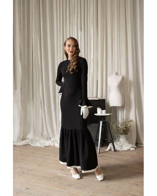 RainSisters Multicolor Long Sleeve Maxi Dress