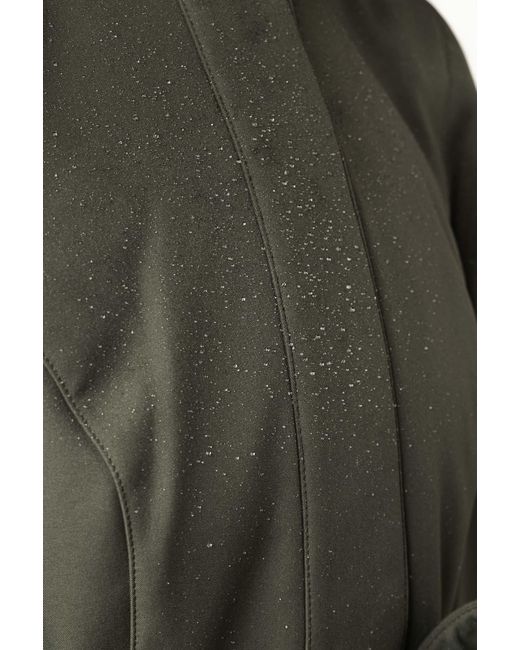 RainSisters Natural Fit And Flare Coat With Pleated Skirt