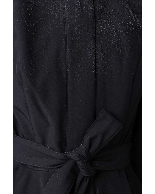 RainSisters Blue Fit And Flare Coat With Full Circle Skirts