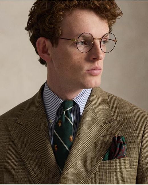 Polo Ralph Lauren Green Polo Modern Fit Glen Plaid Suit Jacket for men