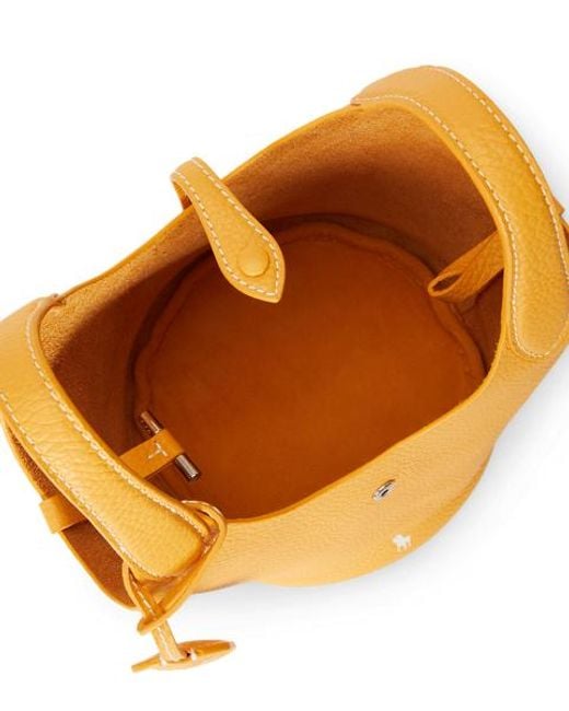 Polo Ralph Lauren Metallic Polo Play Small Leather Tote & Crossbody