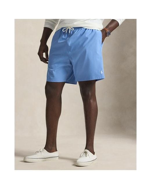 Polo Ralph Lauren Blue Traveller Classic Fit Swimming Trunks for men