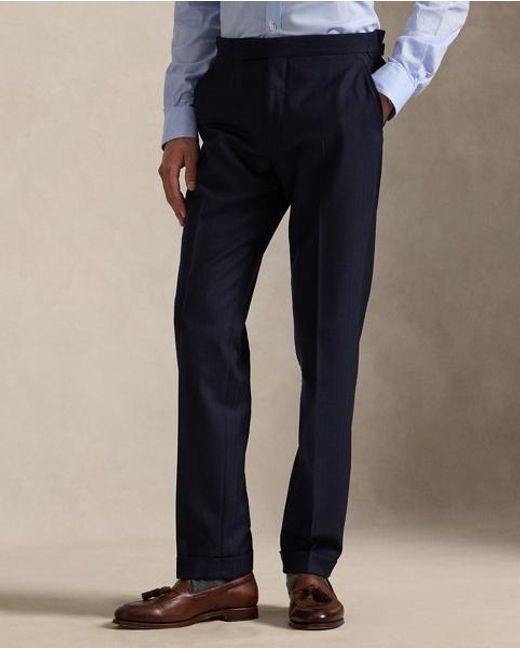 Polo Ralph Lauren Tailored-Fit Polo-Anzug Mit Fischgrat in Blue für Herren