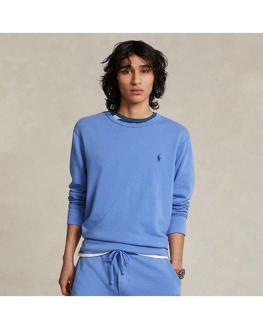 Polo Ralph Lauren Sweatshirt aus Spa-Terry in Blue für Herren