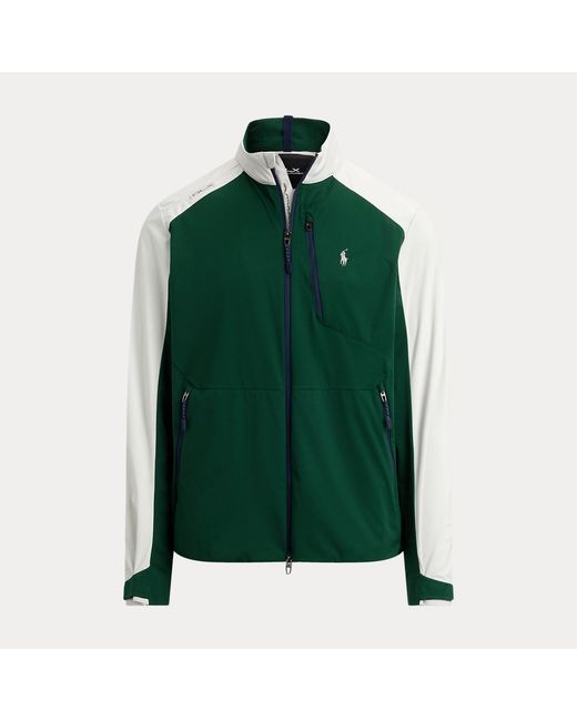 Ralph Lauren Green Colour-Blocked Packable Jacket for men