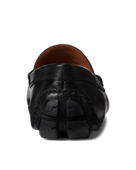 Ralph Lauren Black Anders Leather Driver for men