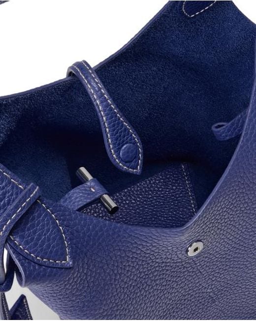 Polo Ralph Lauren Blue Polo Play Small Leather Tote & Crossbody
