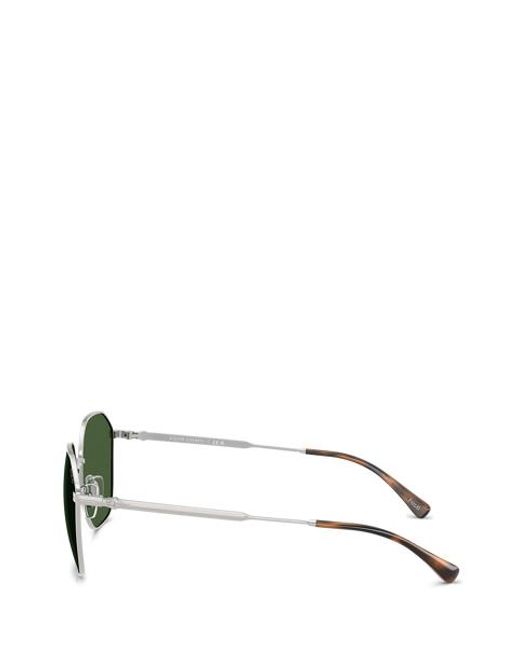 Polo Ralph Lauren Green Heritage Pen-Hinge Metal Sunglasses for men