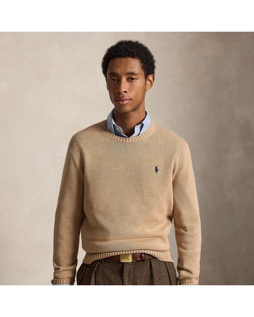 Polo Ralph Lauren Natural Cotton Crewneck Jumper for men