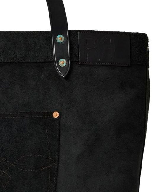Cabas En Daim Brut En Édition Limitée RRL pour homme en coloris Black
