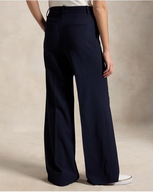 Polo Ralph Lauren Blue Beaton Stretch-Wool Trouser