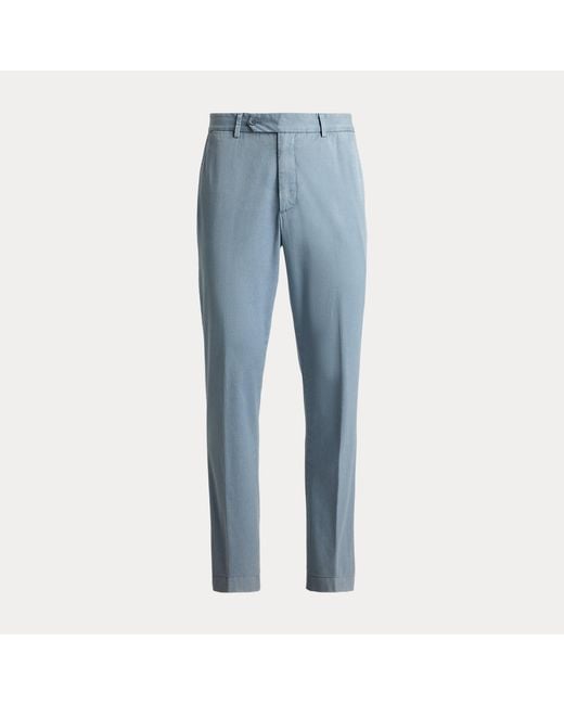 Ralph Lauren Blue Hand-Tailored Garment-Dyed Chino Trouser for men