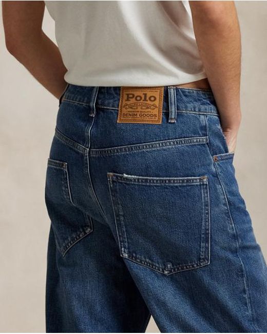 Polo Ralph Lauren Blue Relaxed Tapered Jean