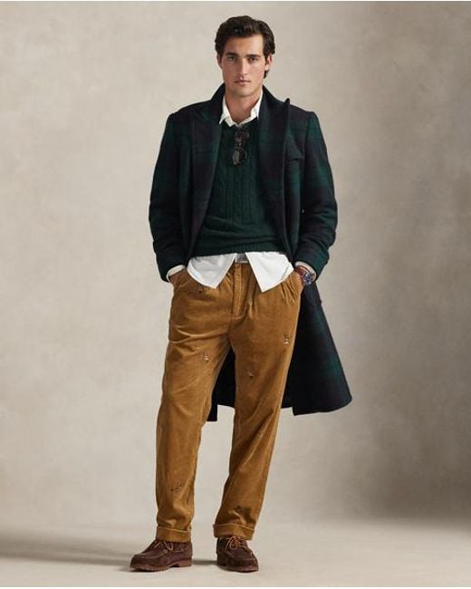 Polo Ralph Lauren Relaxed-Fit Hose Whitman Mit Stickerei in Brown für Herren