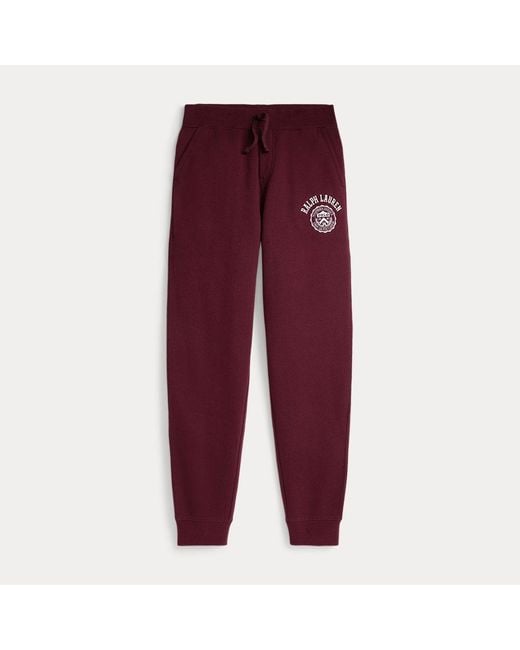Polo Ralph Lauren Purple Ralph Lauren Boy's Logo Fleece Jogger Pant for men