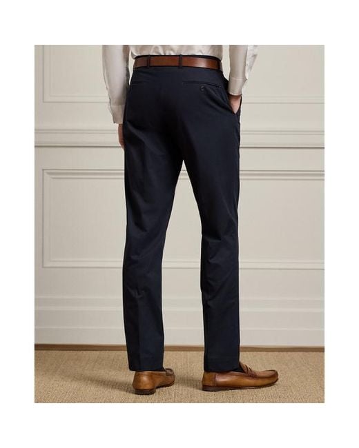 Ralph Lauren Blue Straight Fit Stretch Chino Trouser for men