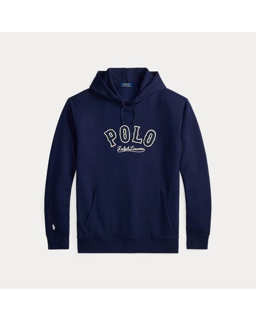 Polo Ralph Lauren Blue The Rl Fleece Western-Logo Hoodie for men