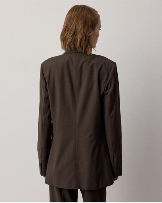 Ralph Lauren Black Marcy Wool-Blend Jacket