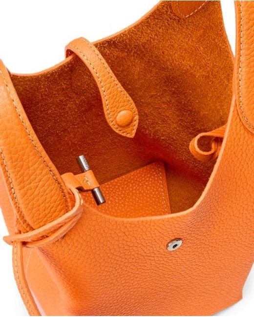 Polo Ralph Lauren Orange Polo Play Small Leather Tote & Crossbody