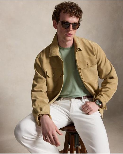 Polo Ralph Lauren Green Custom Slim Fit Soft Cotton T-Shirt for men