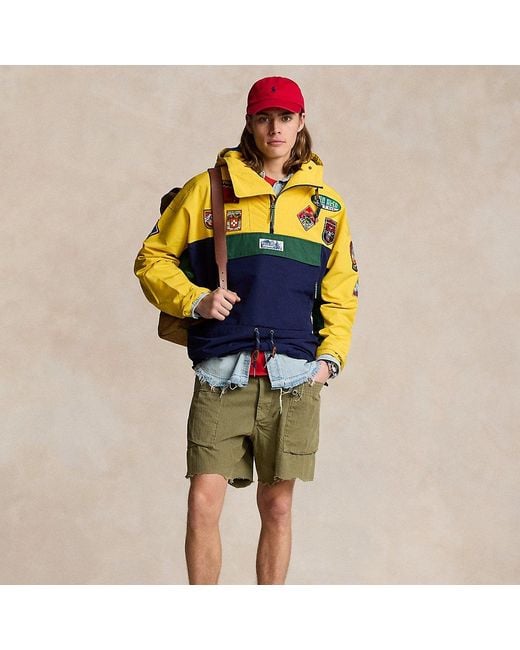 Polo Ralph Lauren Legere Cargo-Shorts mit Fischgratmuster in Blue für Herren