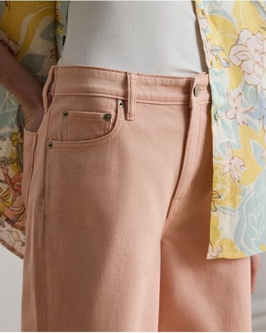Ralph Lauren Multicolor High-Rise Wide-Leg Cropped Jean
