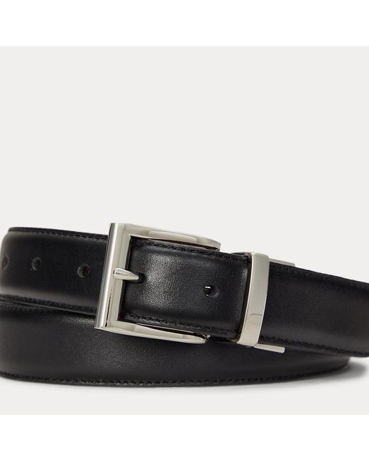Polo Ralph Lauren Black Reversible Leather Dress Belt for men