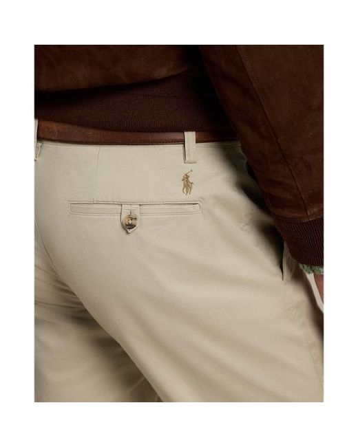 Pantaloni Bedford stretch Straight-Fit di Polo Ralph Lauren in Natural da Uomo