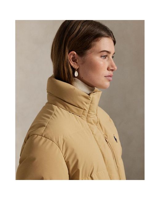 Giubbotto imbottito di peso medio di Polo Ralph Lauren in Brown