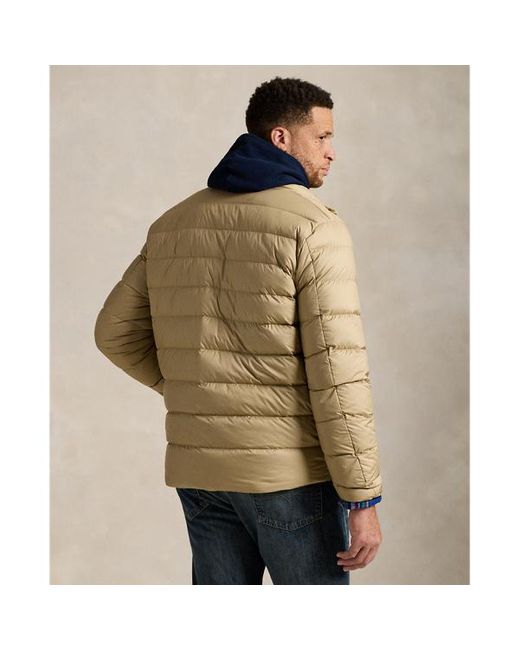 Taglie Plus - La giacca Colden ripiegabile in piumino di Polo Ralph Lauren in Blue da Uomo