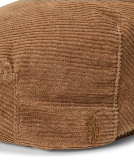 Polo Ralph Lauren Corduroy Driver's Cap in Brown for Men Lyst UK