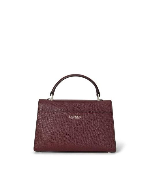 Bauletto Farrah piccolo effetto texture di Ralph Lauren in Blue