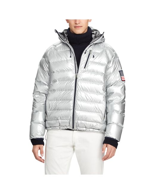 ralph lauren silver jacket