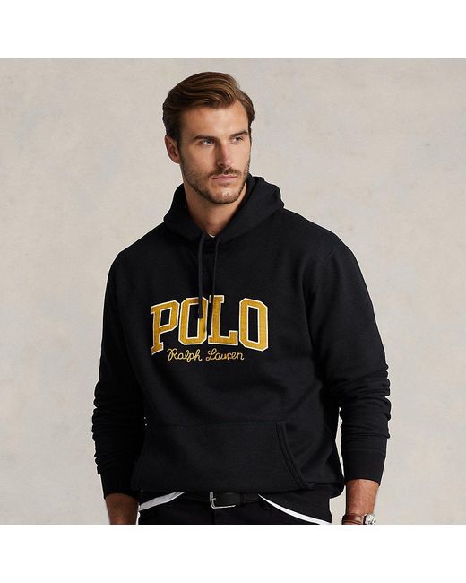 Polo Ralph Lauren Ralph Lauren The Rl Fleece Logo Hoodie in Black for Men | Lyst