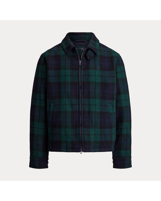 Polo Ralph Lauren Blue The Langdon Plaid Tweed Jacket for men