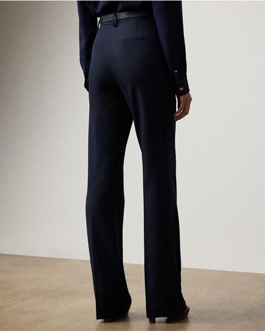 Ralph Lauren Blue Wrigley Grain De Poudre Trouser
