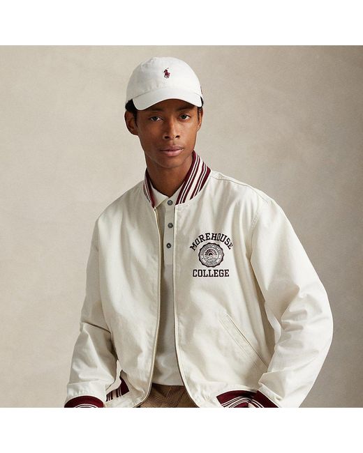Ralph Lauren Natural The Morehouse College Track Jacket for men