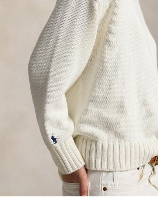 Polo Ralph Lauren Gray Cotton Crewneck Jumper