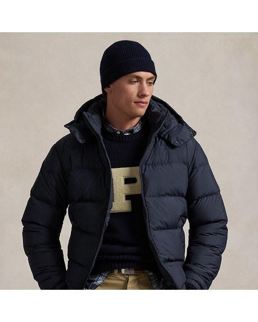 Polo ralph lauren hooded down pullover online