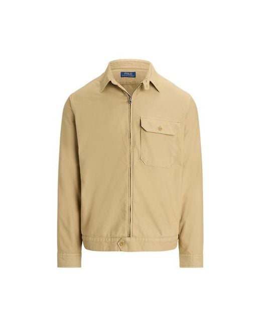 Polo Ralph Lauren Natural Garment-dyed Oxford Overshirt for men
