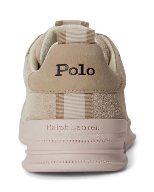 Ralph Lauren Natural Heritage Court Ii Suede Trainer for men