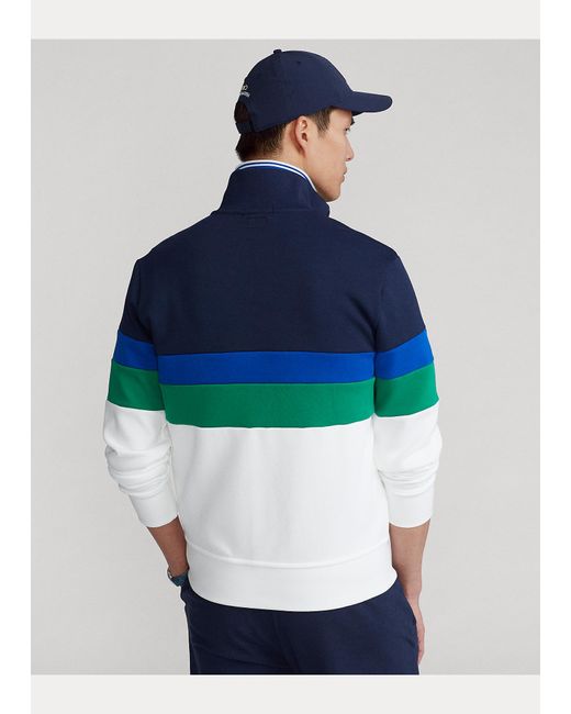 polo double knit track jacket