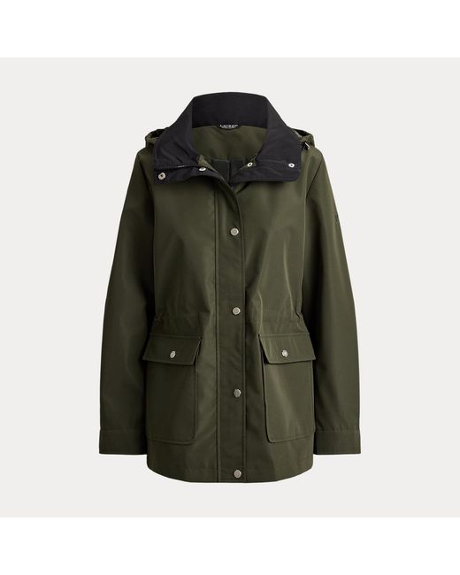 Ralph Lauren Green Hooded Funnelneck Anorak
